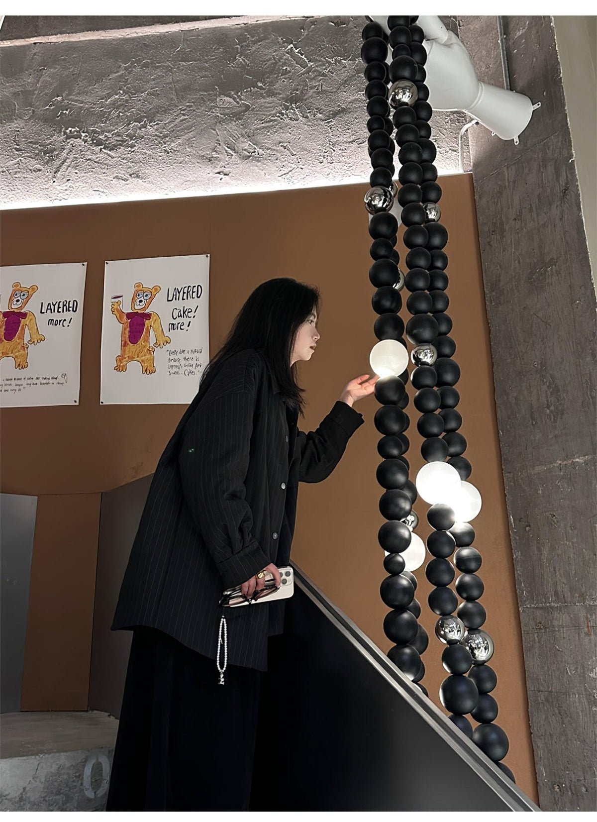 Nysolisra Kronleuchter aus Glas