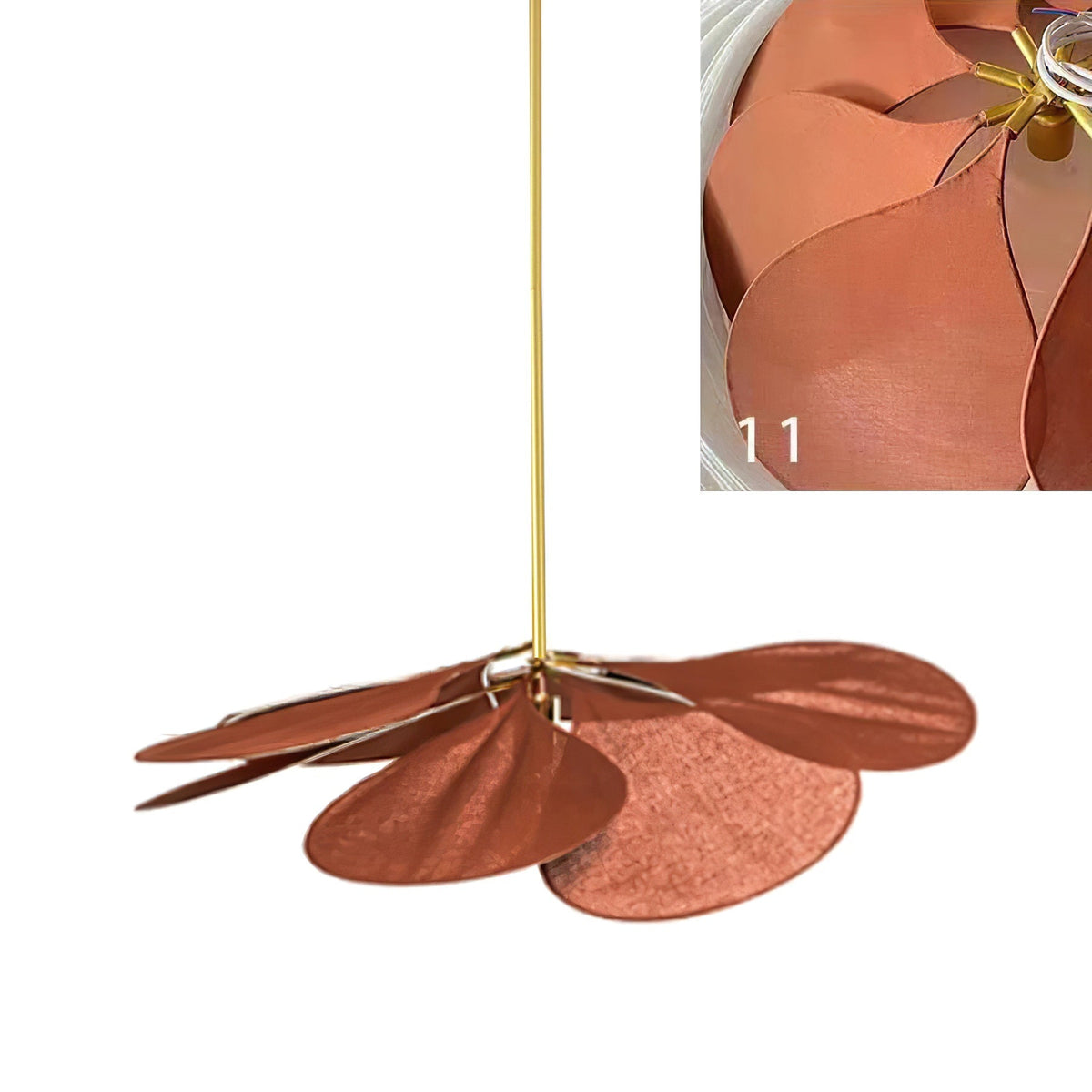 Dax Pendelleuchte aus Stoff im nature-inspirierten Design
