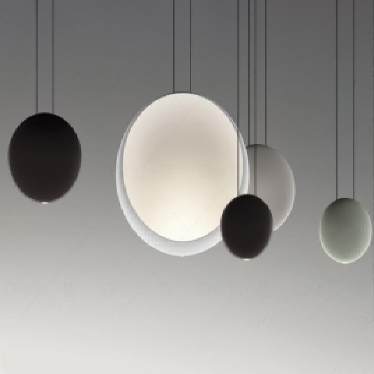Mirellare Kunstharz-Pendelleuchte mit künstlerischem Design