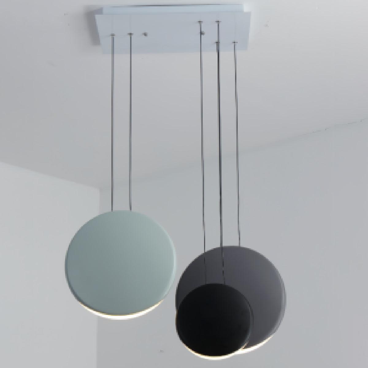 Mirellare Kunstharz-Pendelleuchte mit künstlerischem Design