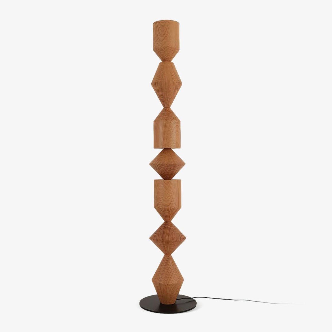 Drisen Minimalistische Stehleuchte aus Holz