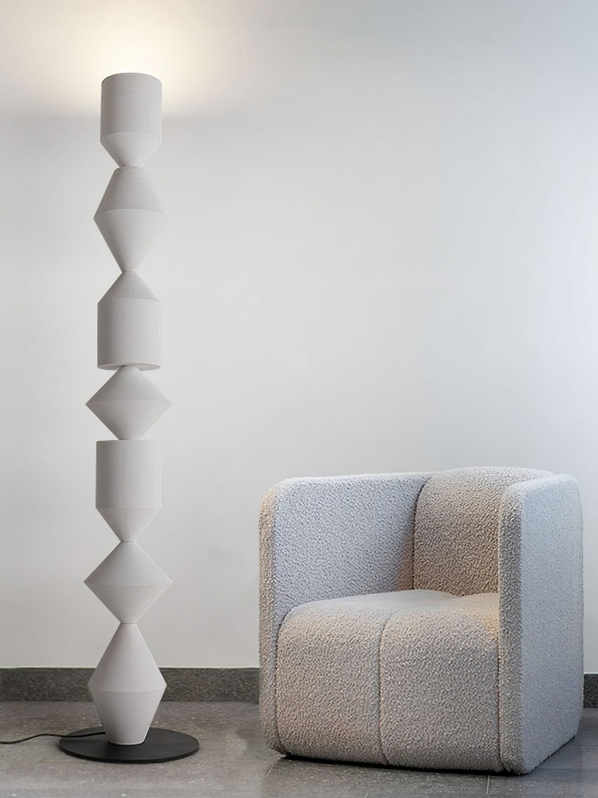 Drisen Minimalistische Stehleuchte aus Holz