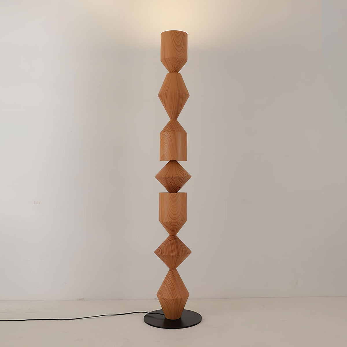 Drisen Minimalistische Stehleuchte aus Holz
