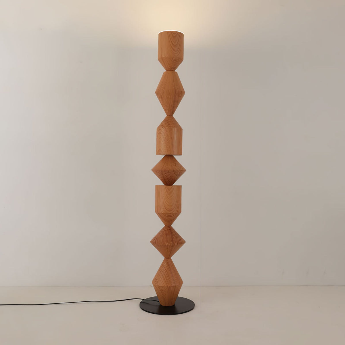 Drisen Minimalistische Stehleuchte aus Holz