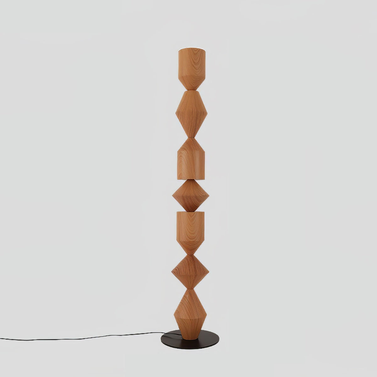 Drisen Minimalistische Stehleuchte aus Holz