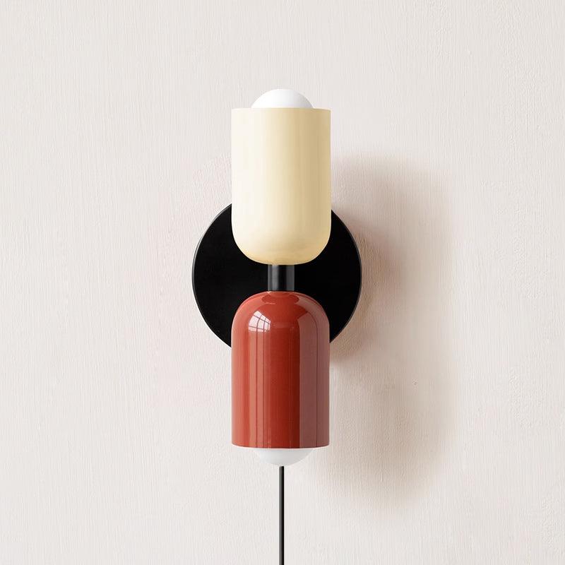 Teriielle Wandleuchte Grün Schwarz Minimalistisch Mit Stecker