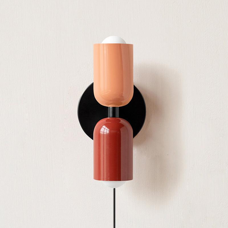 Teriielle Wandleuchte Grün Schwarz Minimalistisch Mit Stecker