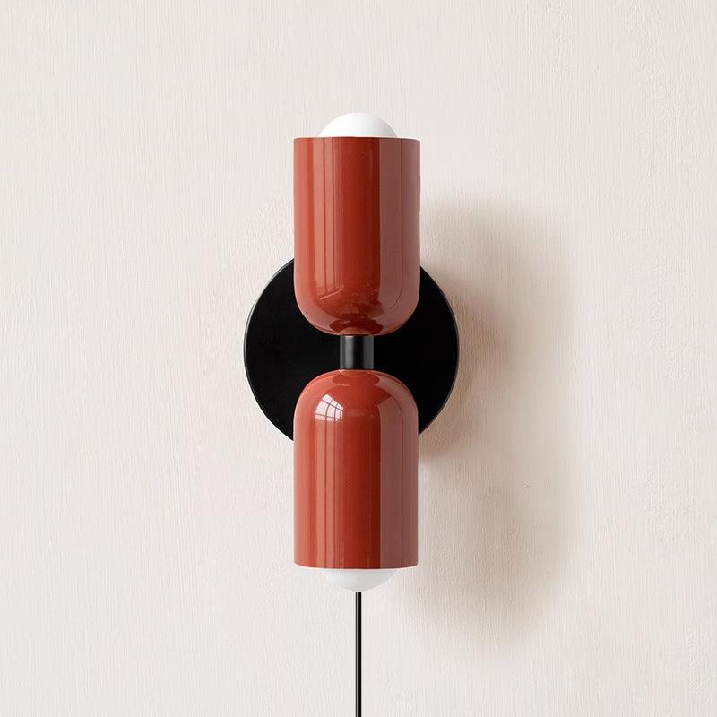Teriielle Wandleuchte Grün Schwarz Minimalistisch Mit Stecker