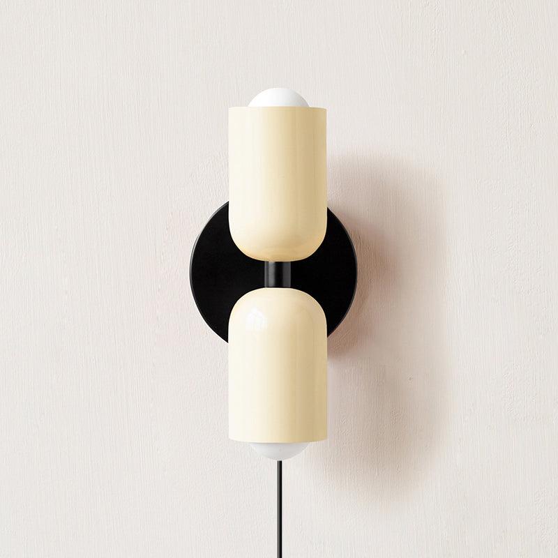Teriielle Wandleuchte Grün Schwarz Minimalistisch Mit Stecker
