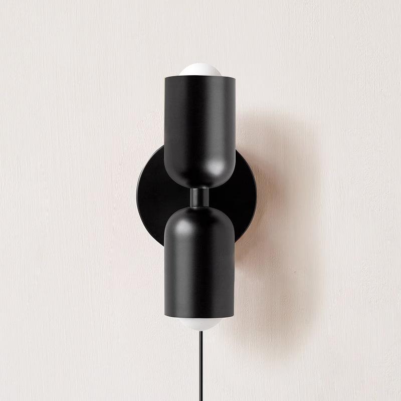 Teriielle Wandleuchte Grün Schwarz Minimalistisch Mit Stecker