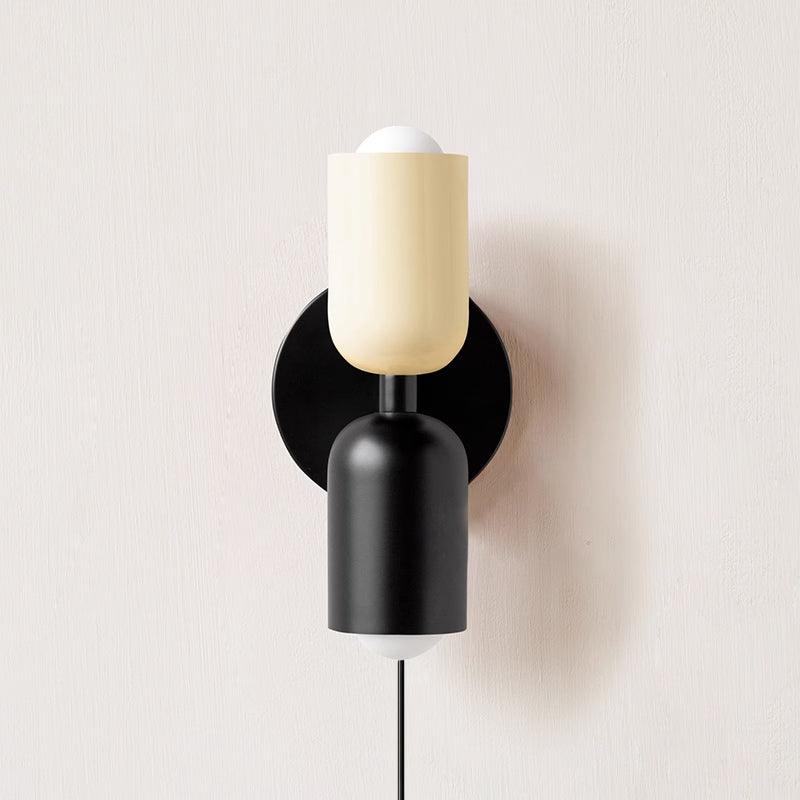 Teriielle Wandleuchte Grün Schwarz Minimalistisch Mit Stecker