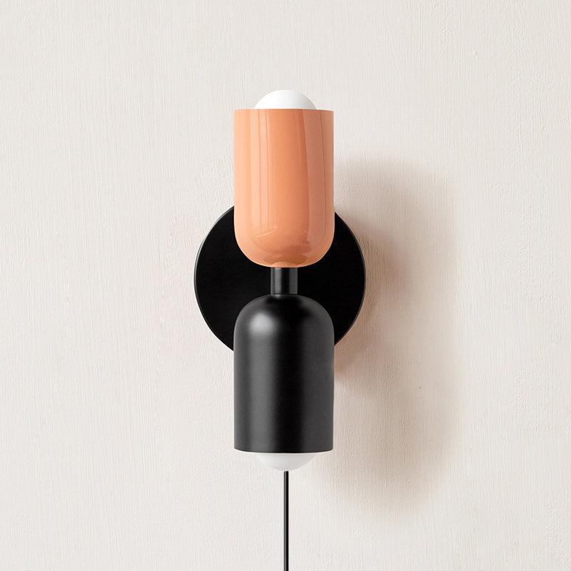 Teriielle Wandleuchte Grün Schwarz Minimalistisch Mit Stecker