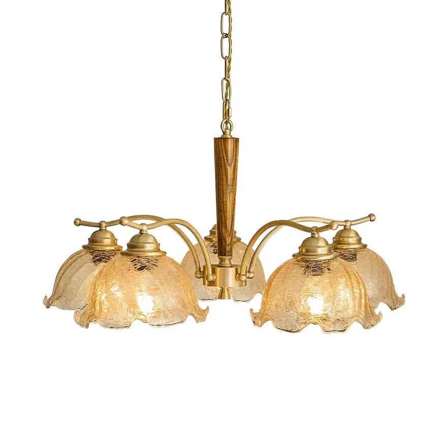 Orchid Vintage-Glas-Kronleuchter