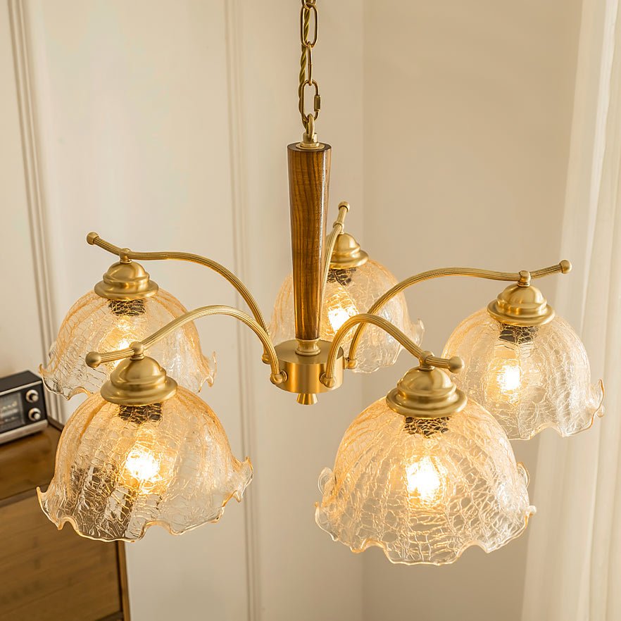 Orchid Vintage-Glas-Kronleuchter