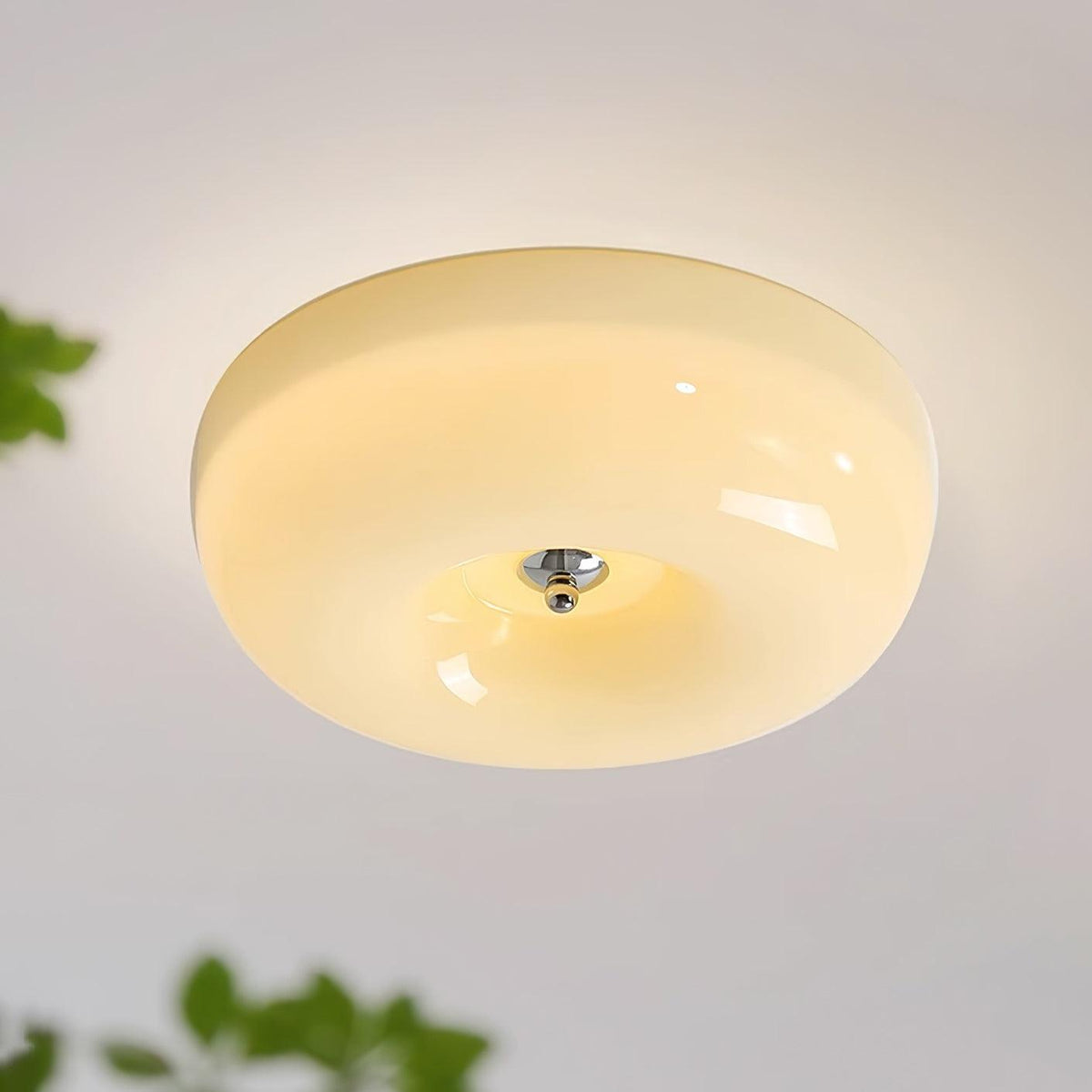 Velisiel Kronleuchter Cream Pudding aus mundgeblasenem Glas