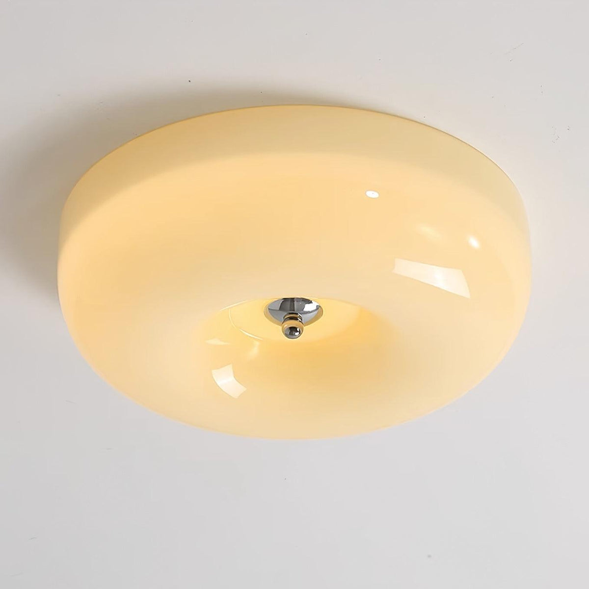 Cam zeitgenössische minimalistische Swirl-Glas-Deckenleuchte