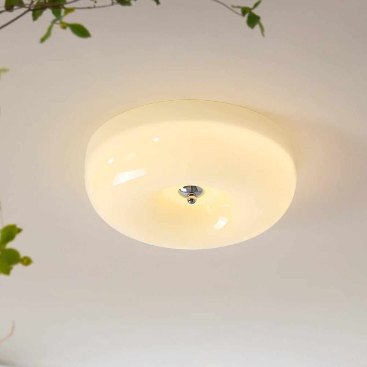 Velisiel Kronleuchter Cream Pudding aus mundgeblasenem Glas