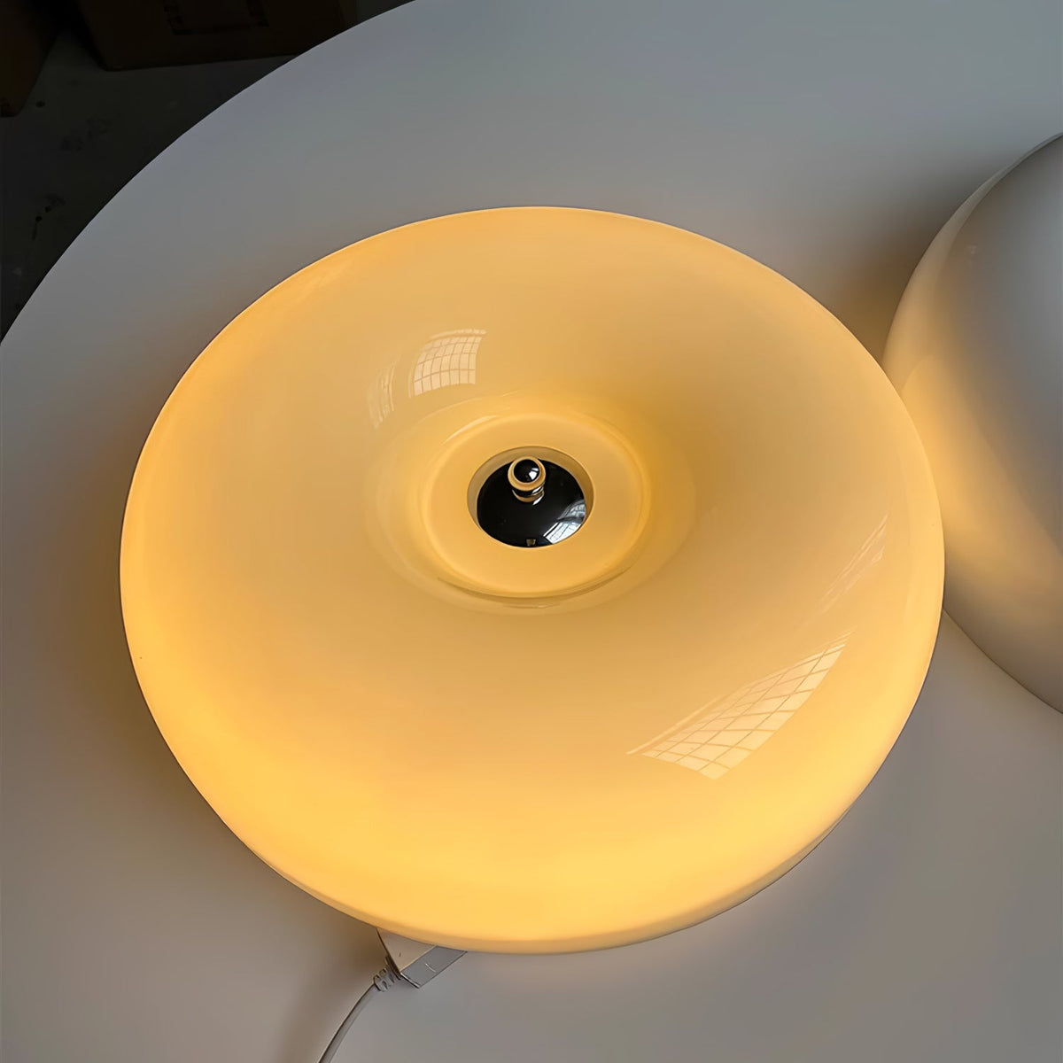 Velisiel Kronleuchter Cream Pudding aus mundgeblasenem Glas