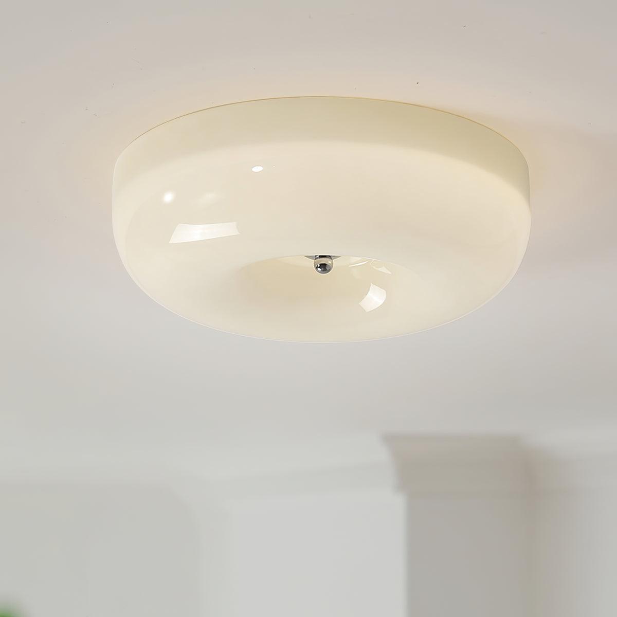 Velisiel Kronleuchter Cream Pudding aus mundgeblasenem Glas