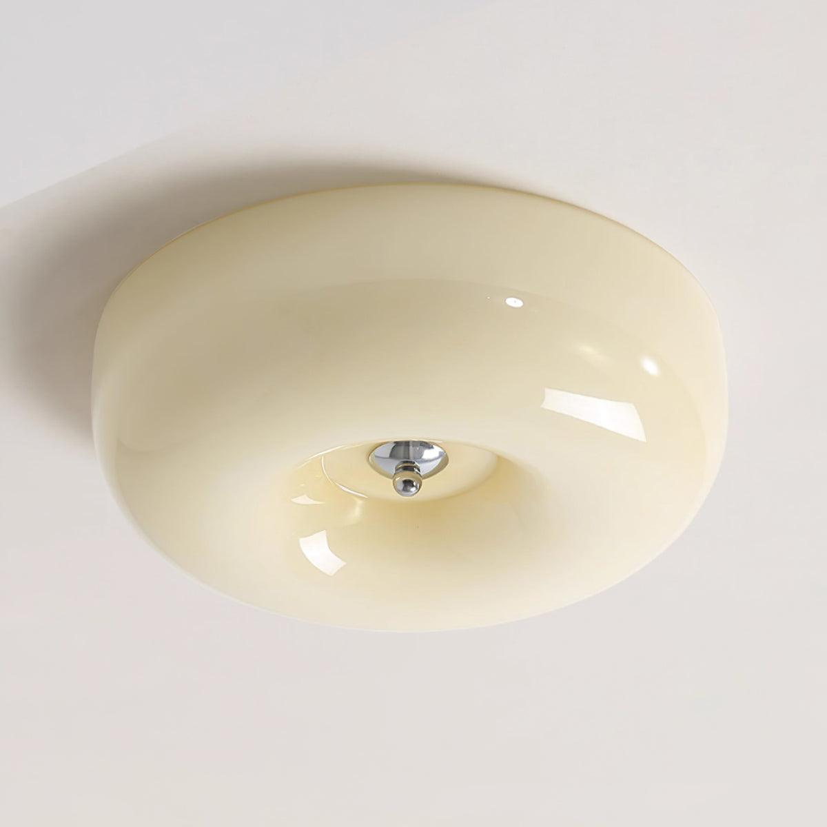 Velisiel Kronleuchter Cream Pudding aus mundgeblasenem Glas