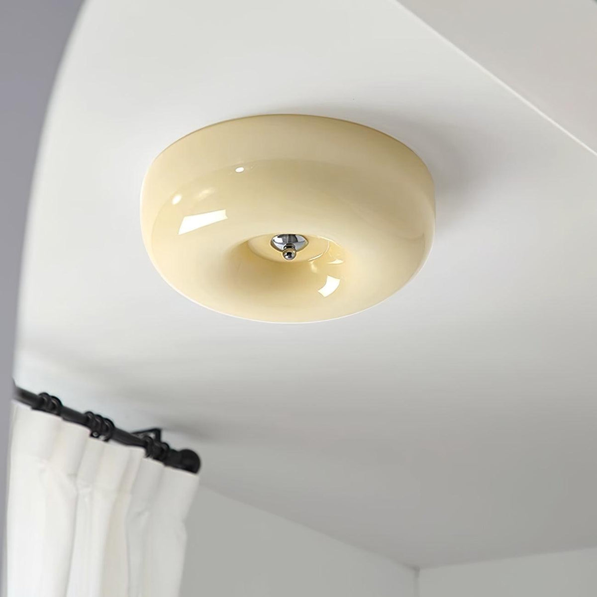 Cam zeitgenössische minimalistische Swirl-Glas-Deckenleuchte