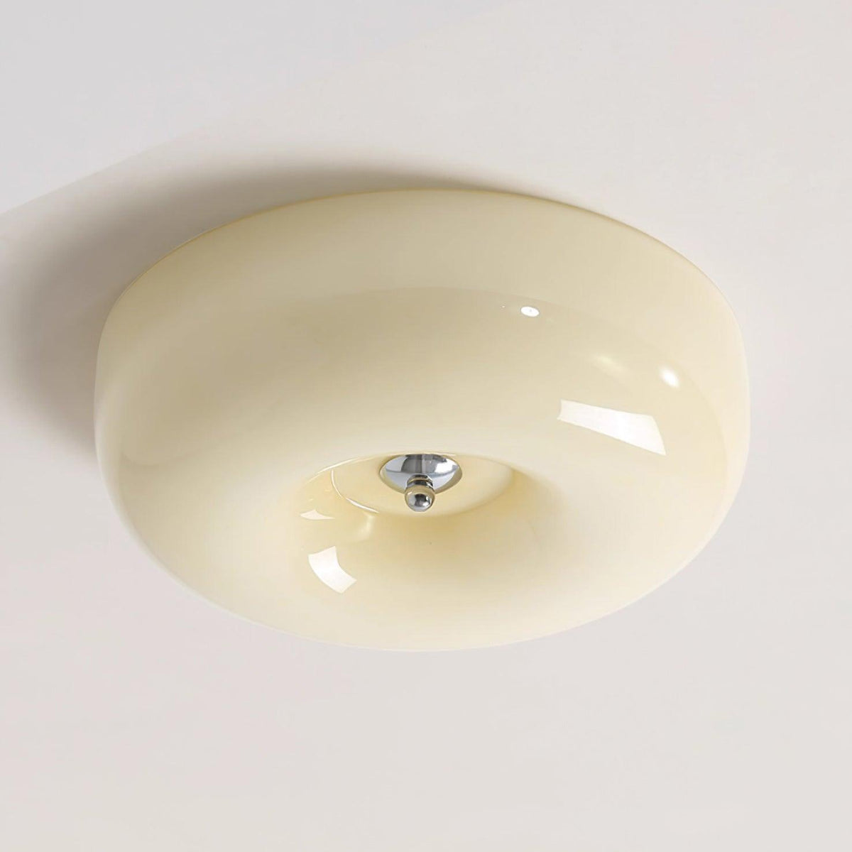 Velisiel Kronleuchter Cream Pudding aus mundgeblasenem Glas