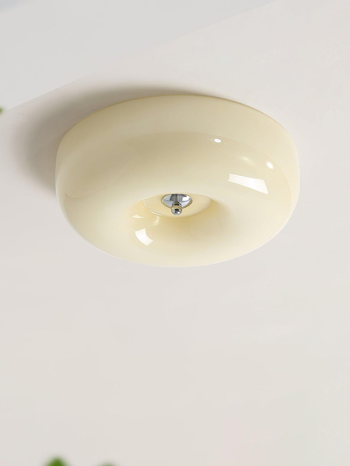 Velisiel Kronleuchter Cream Pudding aus mundgeblasenem Glas