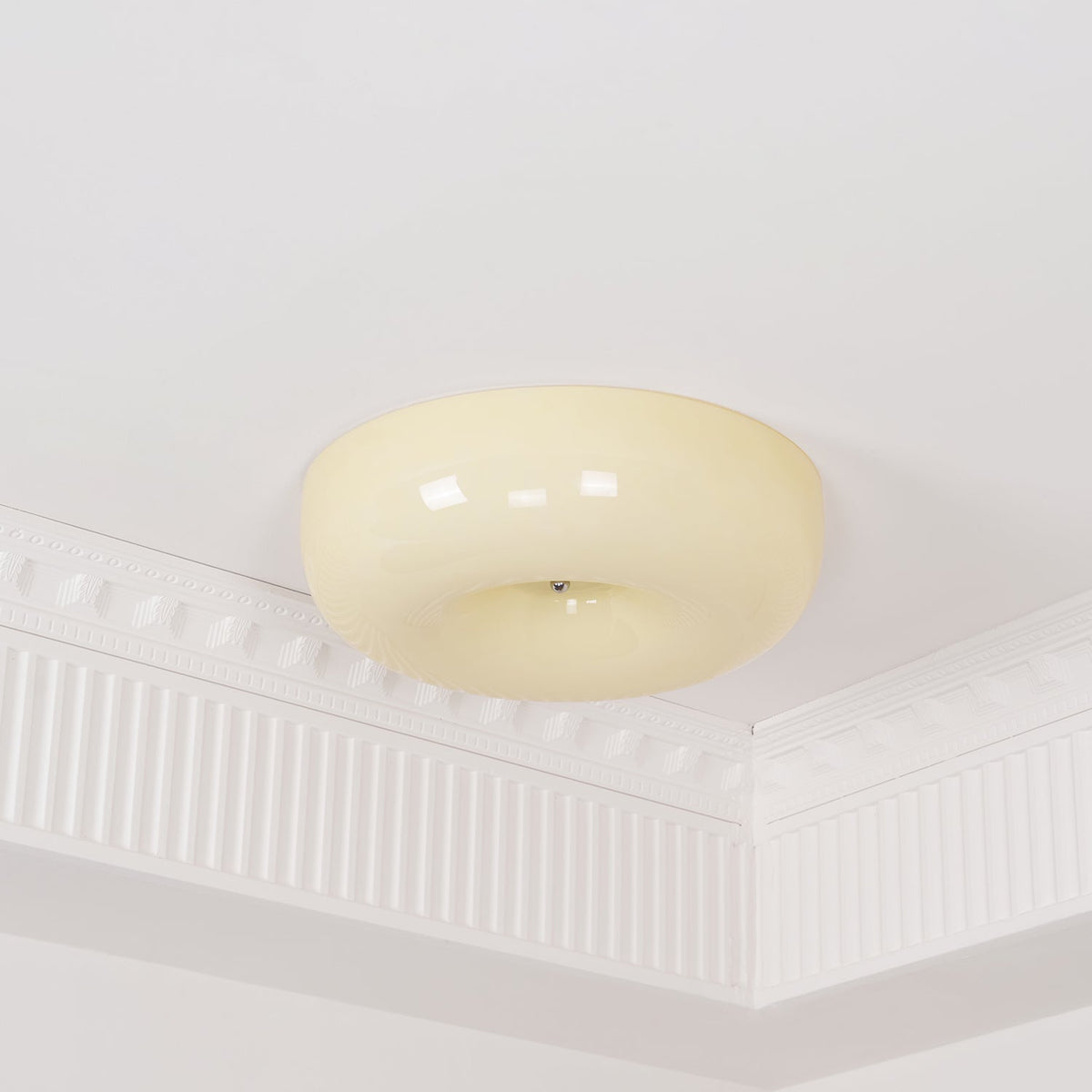 Velisiel Kronleuchter Cream Pudding aus mundgeblasenem Glas