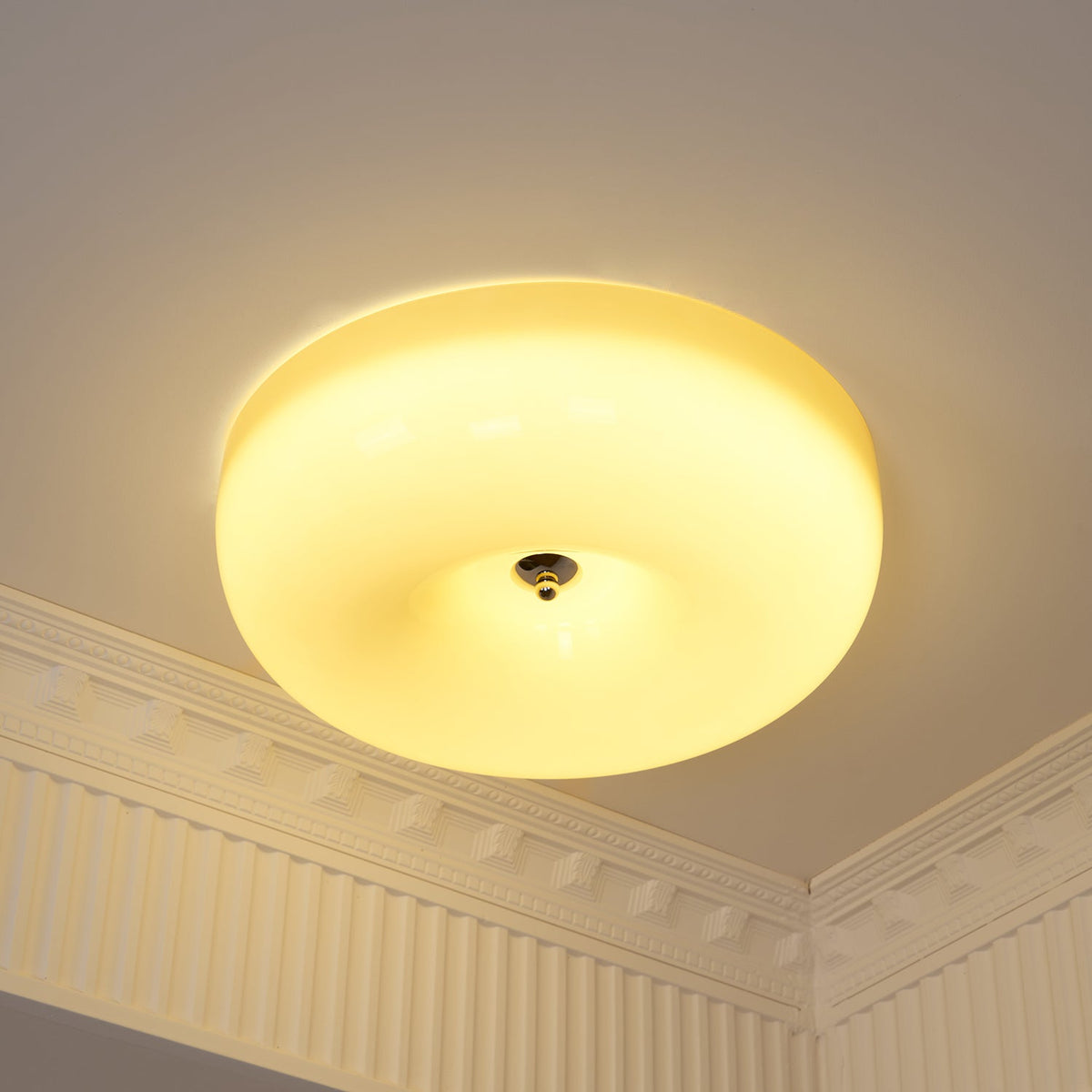 Velisiel Kronleuchter Cream Pudding aus mundgeblasenem Glas