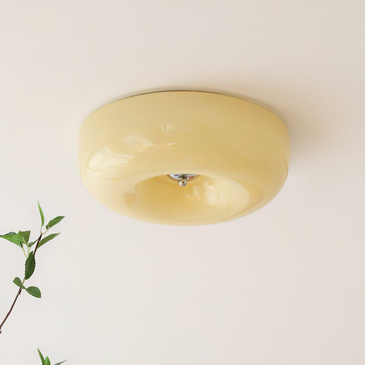 Velisiel Kronleuchter Cream Pudding aus mundgeblasenem Glas