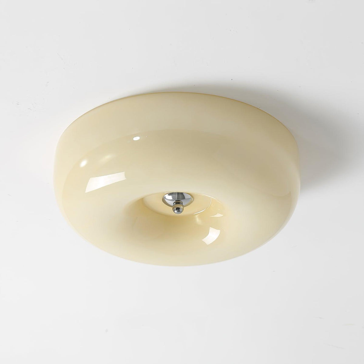 Velisiel Kronleuchter Cream Pudding aus mundgeblasenem Glas