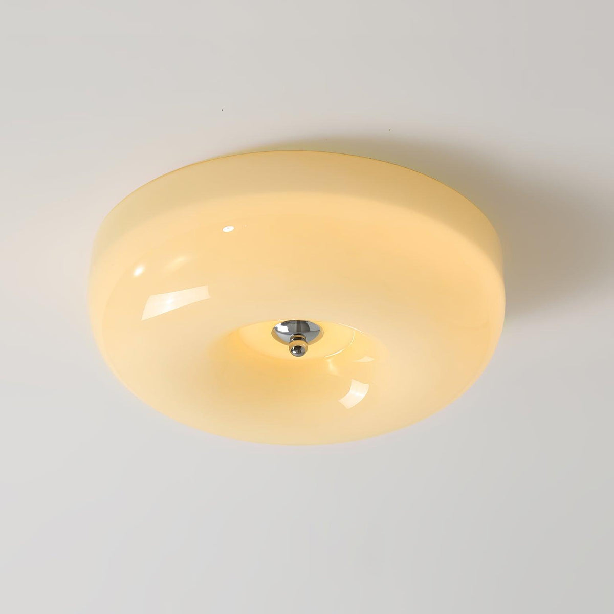 Cam zeitgenössische minimalistische Swirl-Glas-Deckenleuchte