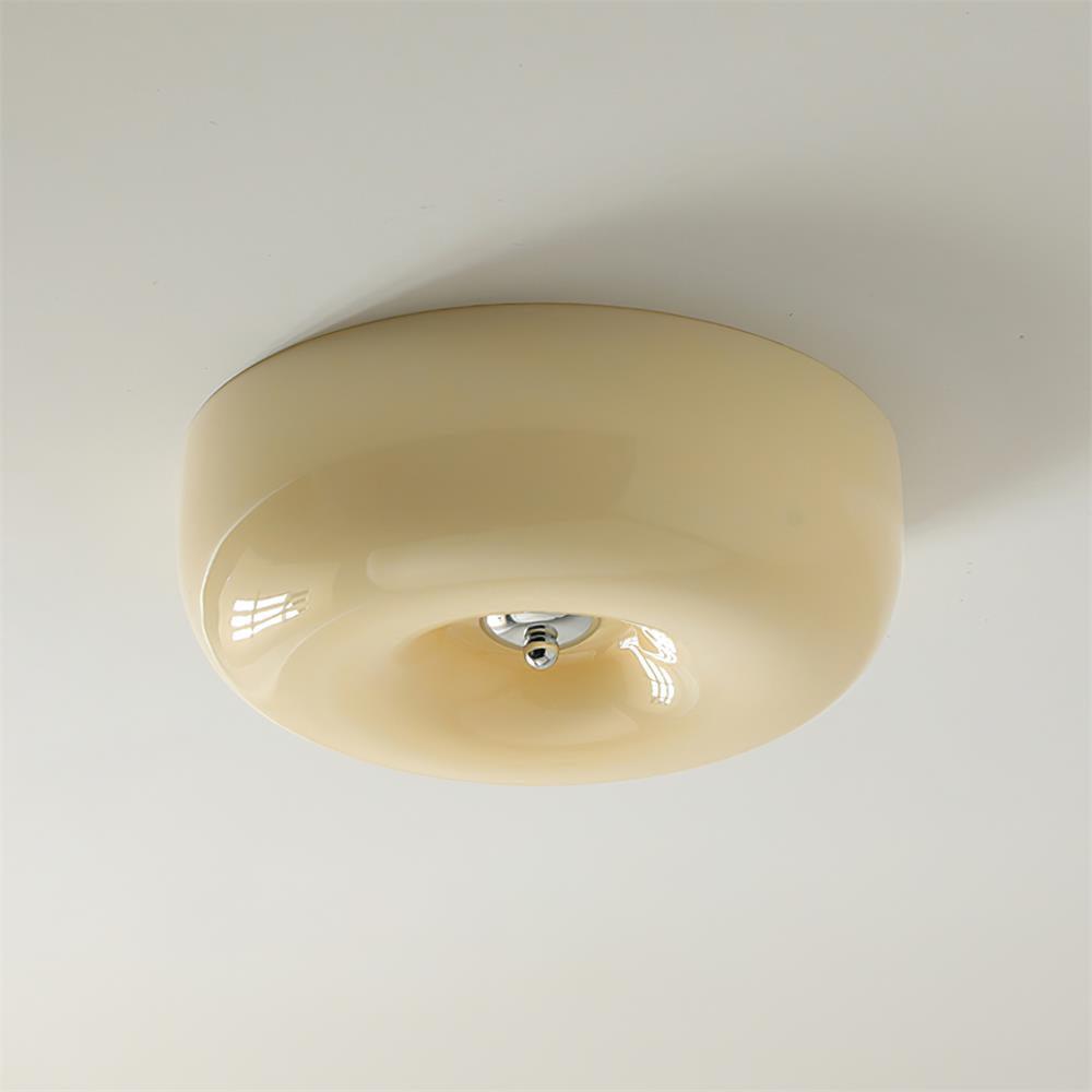 Velisiel Kronleuchter Cream Pudding aus mundgeblasenem Glas