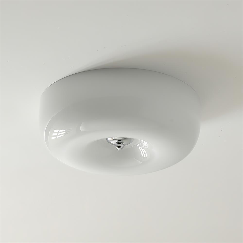 Cam zeitgenössische minimalistische Swirl-Glas-Deckenleuchte