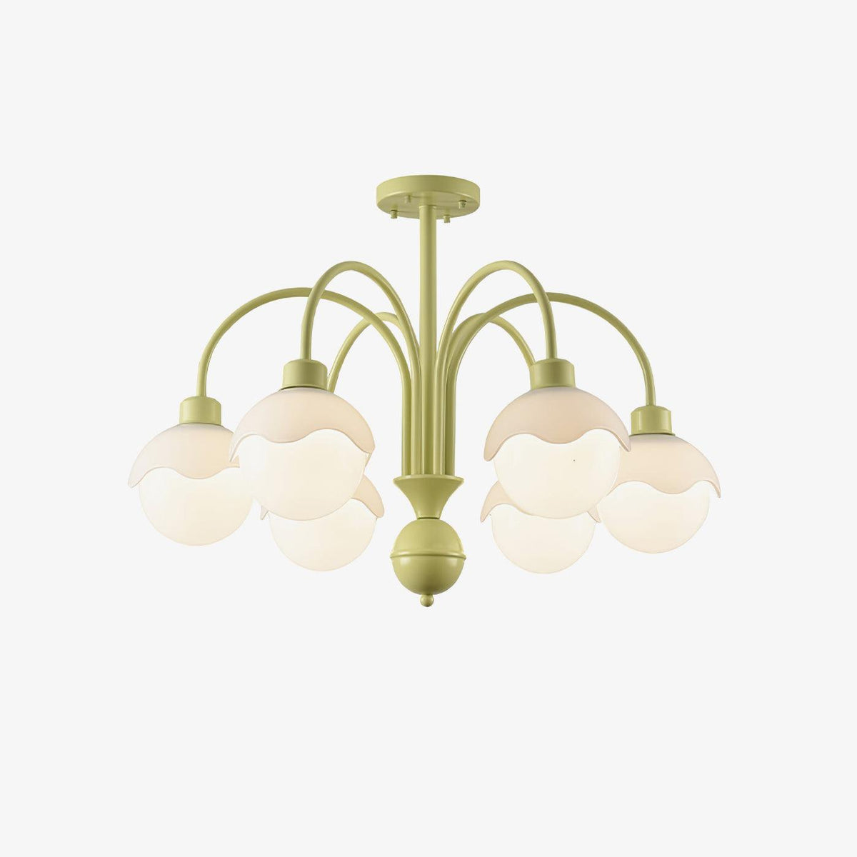 Sorivora Kronleuchter Creamy Lychee Matcha Grün Arm