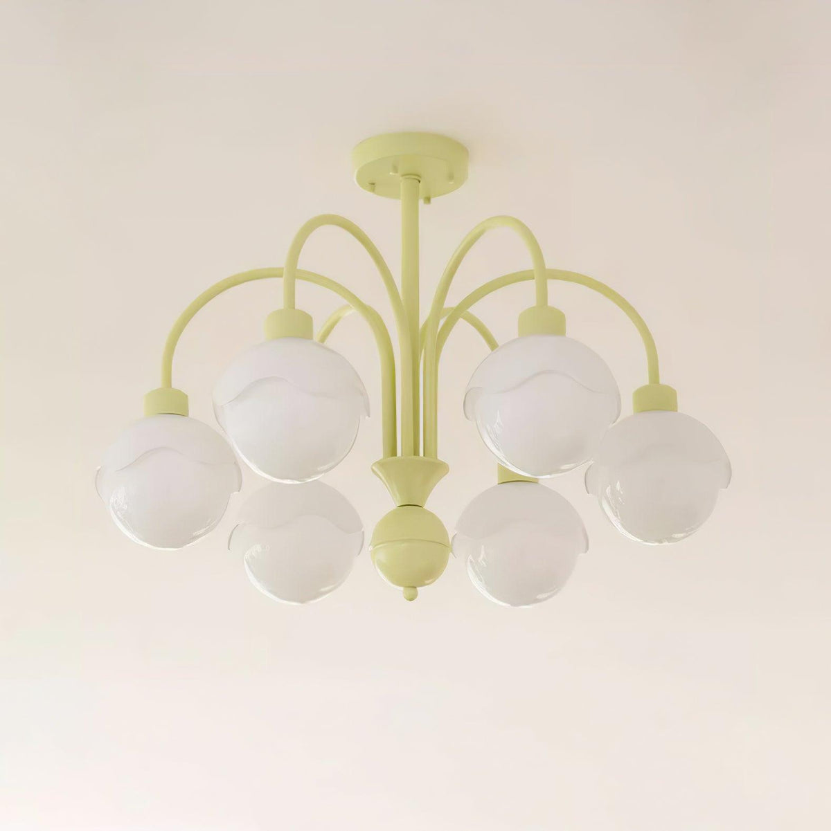 Sorivora Kronleuchter Creamy Lychee Matcha Grün Arm