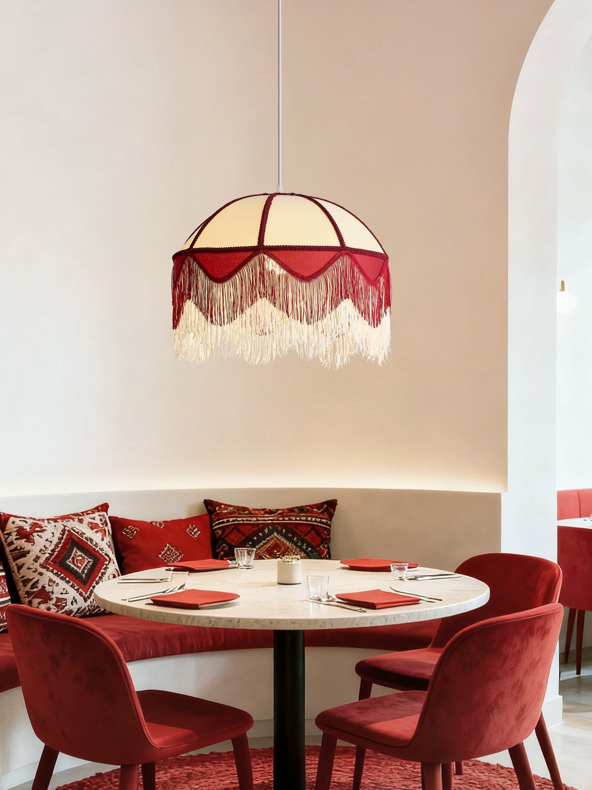 Velloria Fringe Dome Pendelleuchte