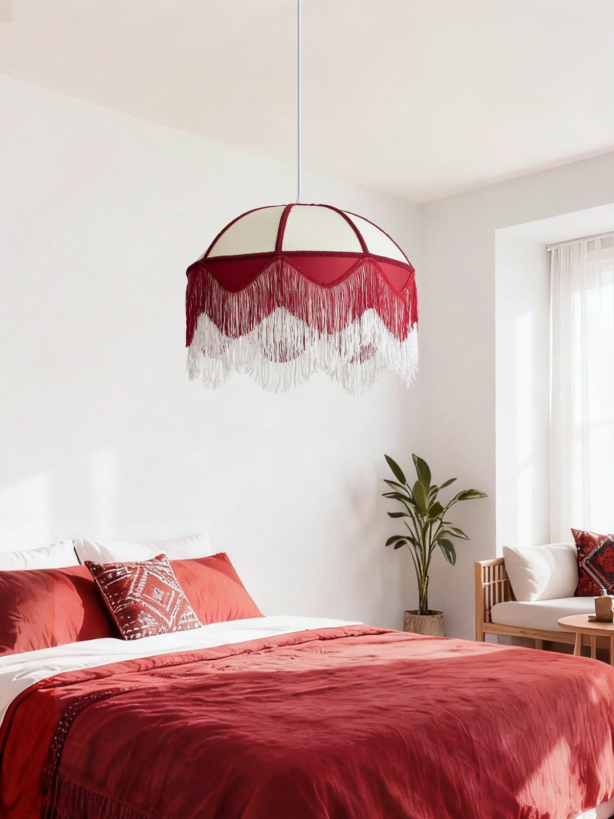 Velloria Fringe Dome Pendelleuchte