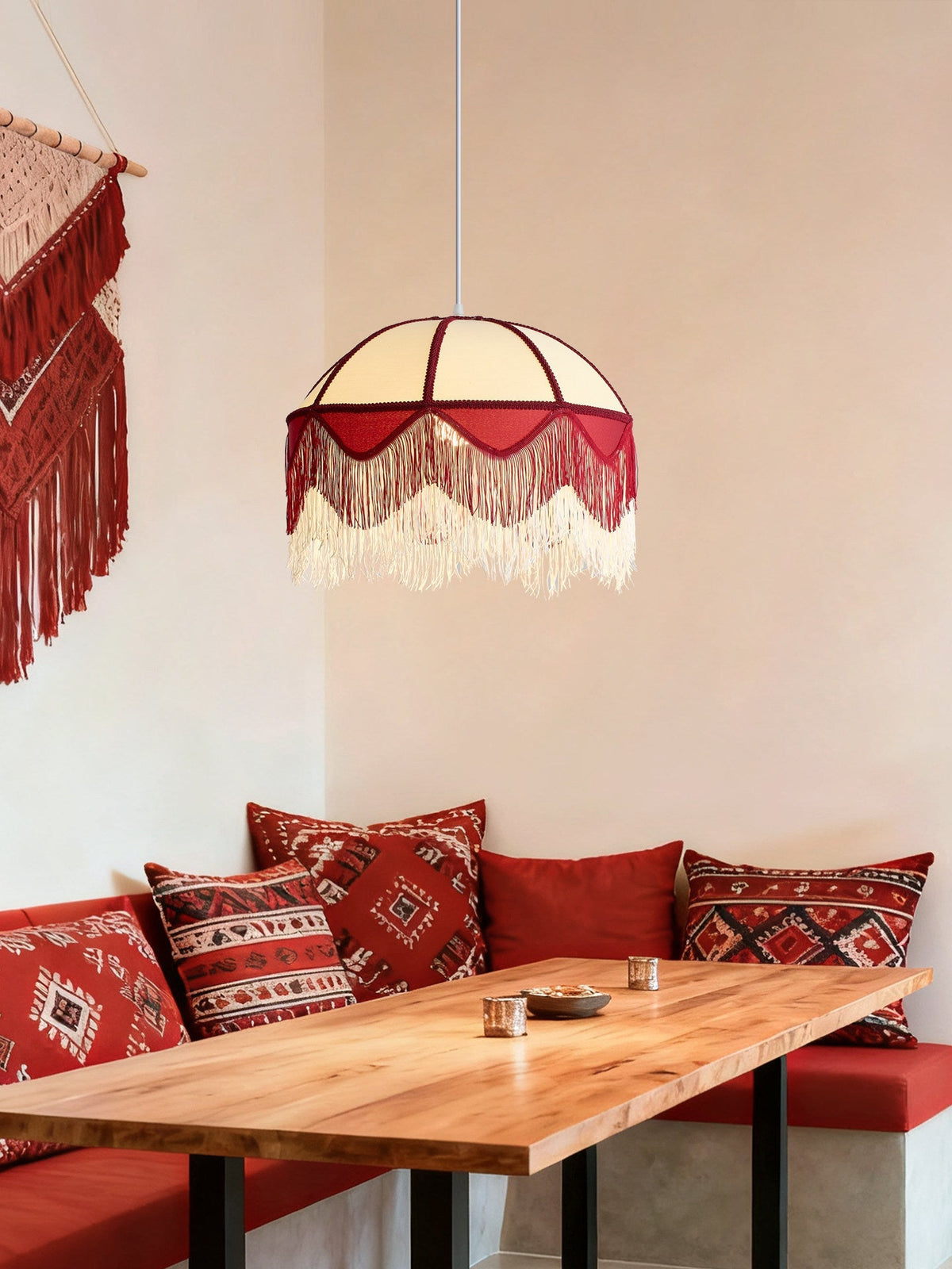 Velloria Fringe Dome Pendelleuchte