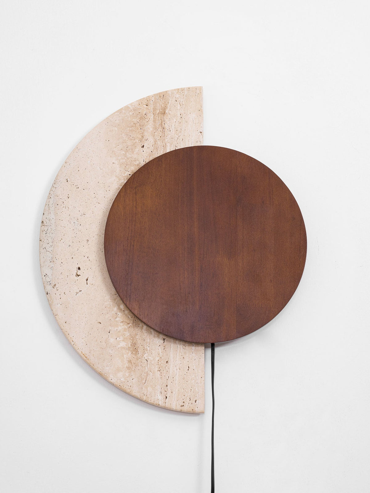 Crescent Halo Wandleuchte mit Stecker