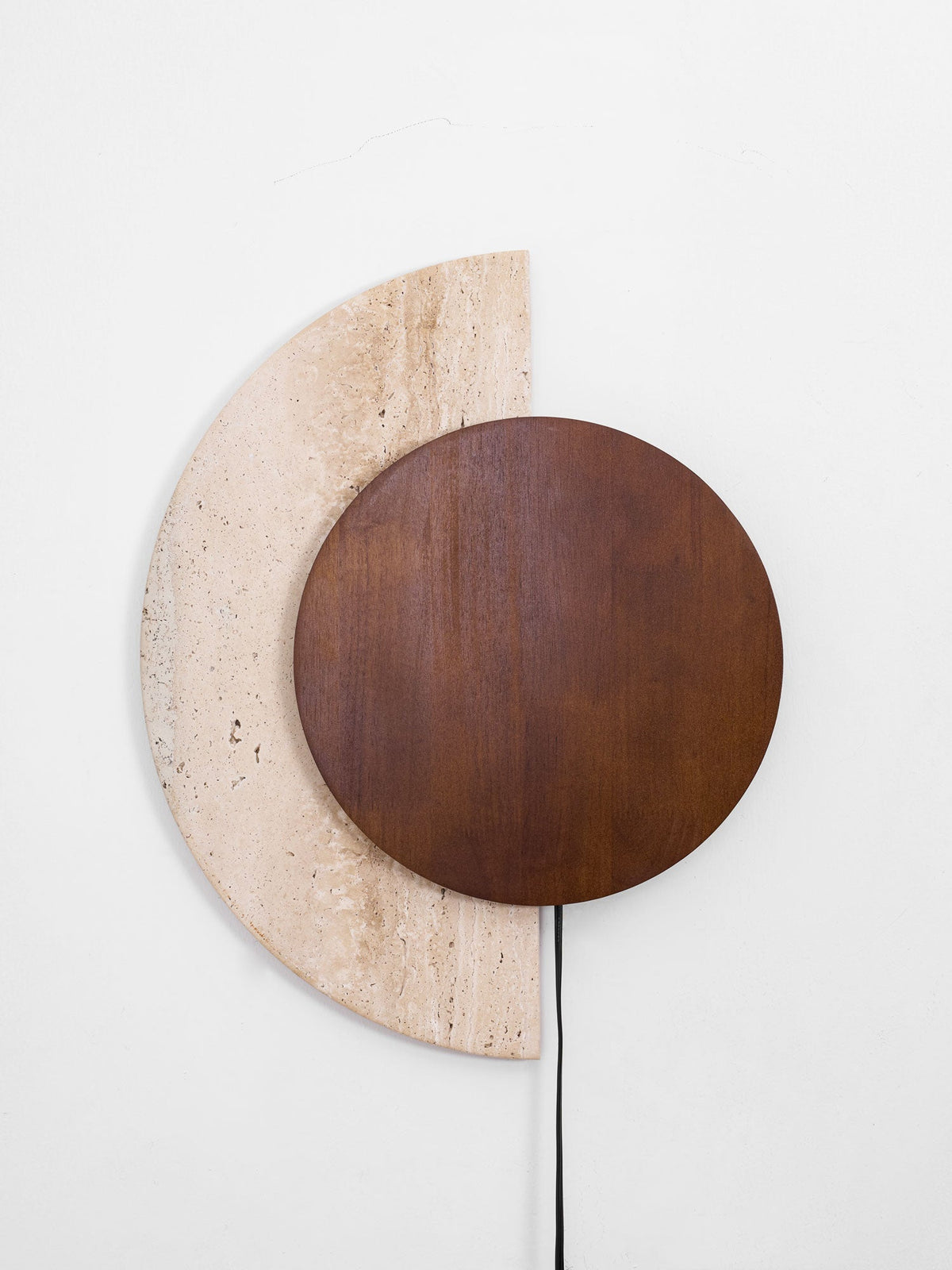Crescent Halo Wandleuchte mit Stecker