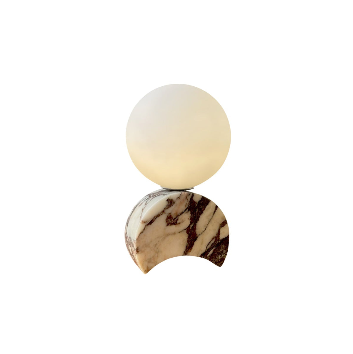 Crescent Marmor-Tischlampe