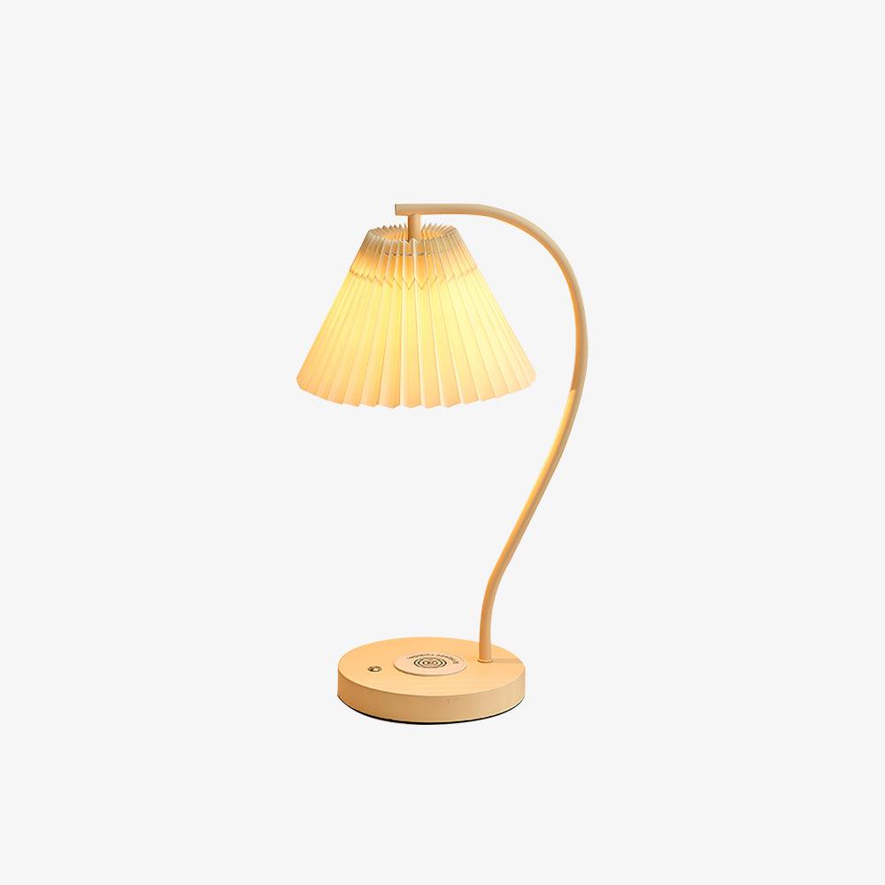 Evlaeus Minimalistische Tischleuchte aus Holz