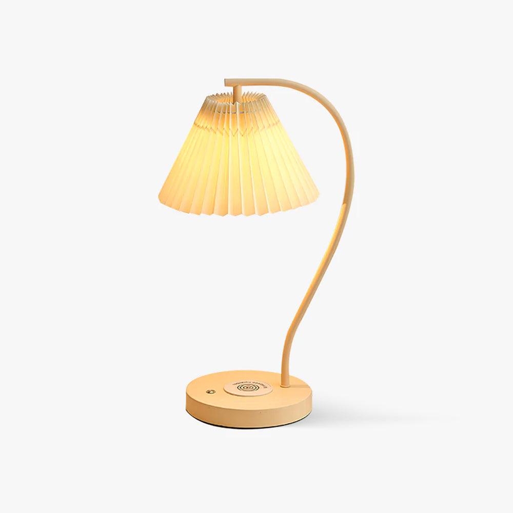 Evlaeus Minimalistische Tischleuchte aus Holz