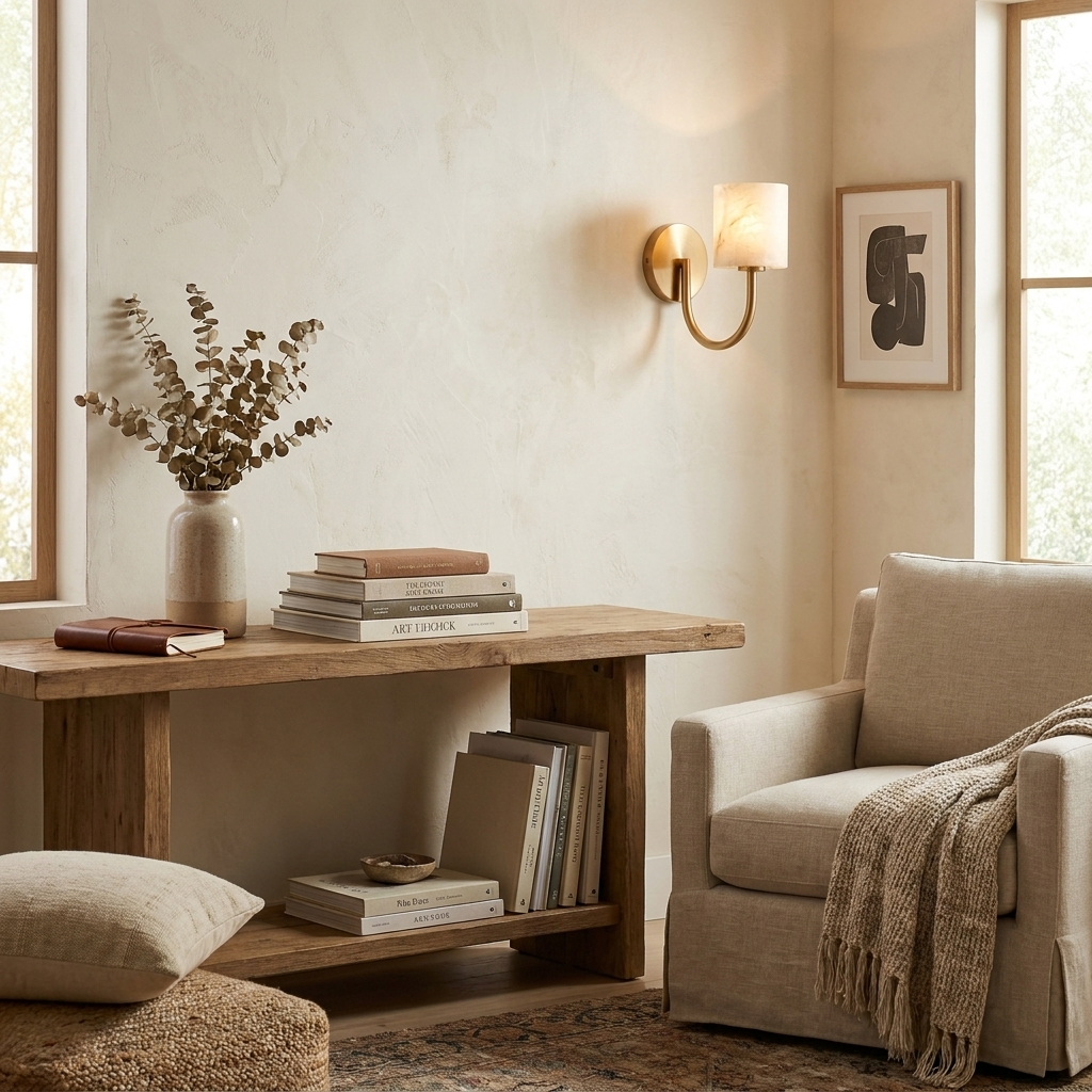 Sedgewick Alabaster Wandleuchte
