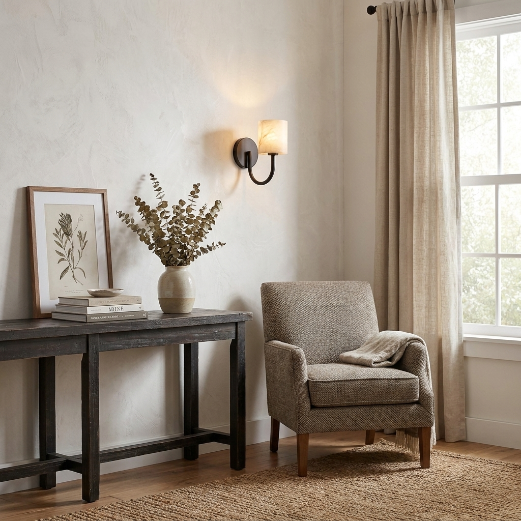 Sedgewick Alabaster Wandleuchte