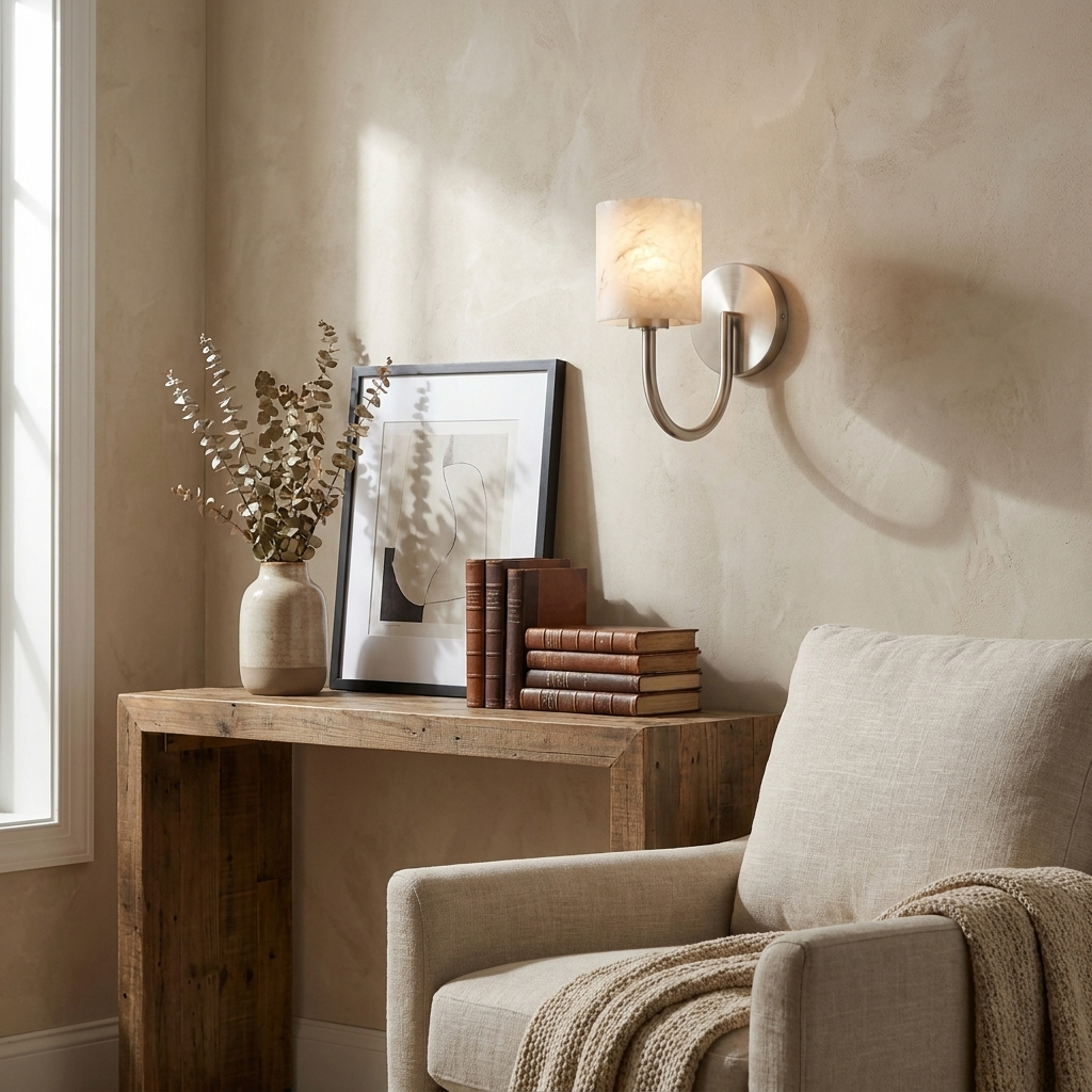 Sedgewick Alabaster Wandleuchte