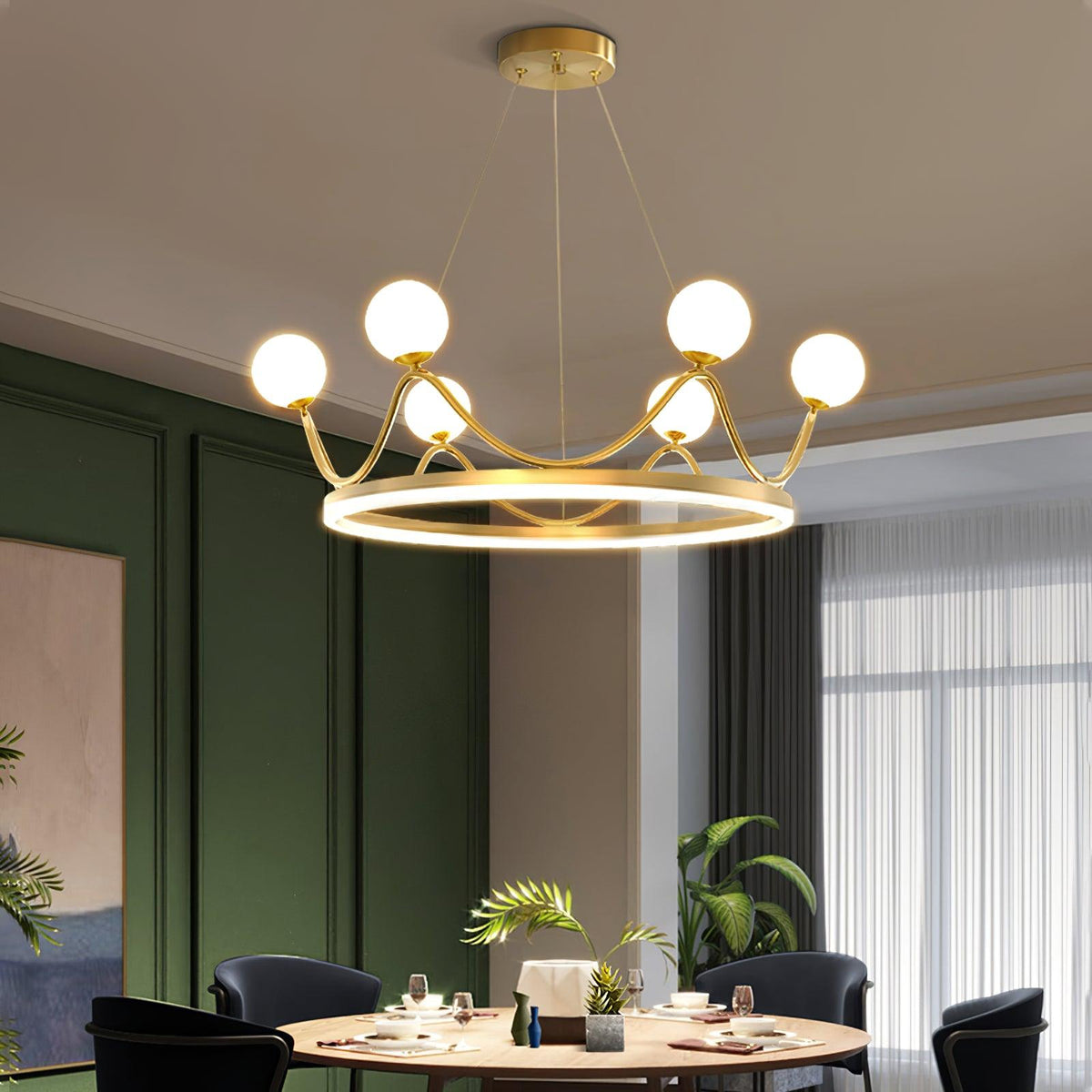 Lioriora luxuriöser Kronleuchter aus Glas