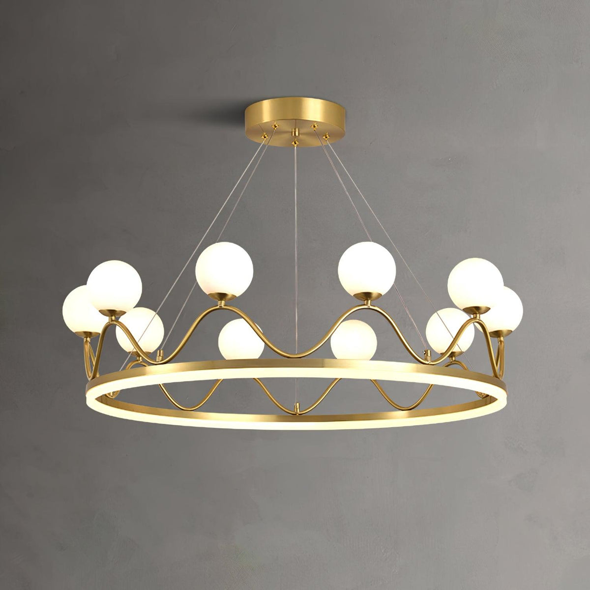 Lioriora luxuriöser Kronleuchter aus Glas