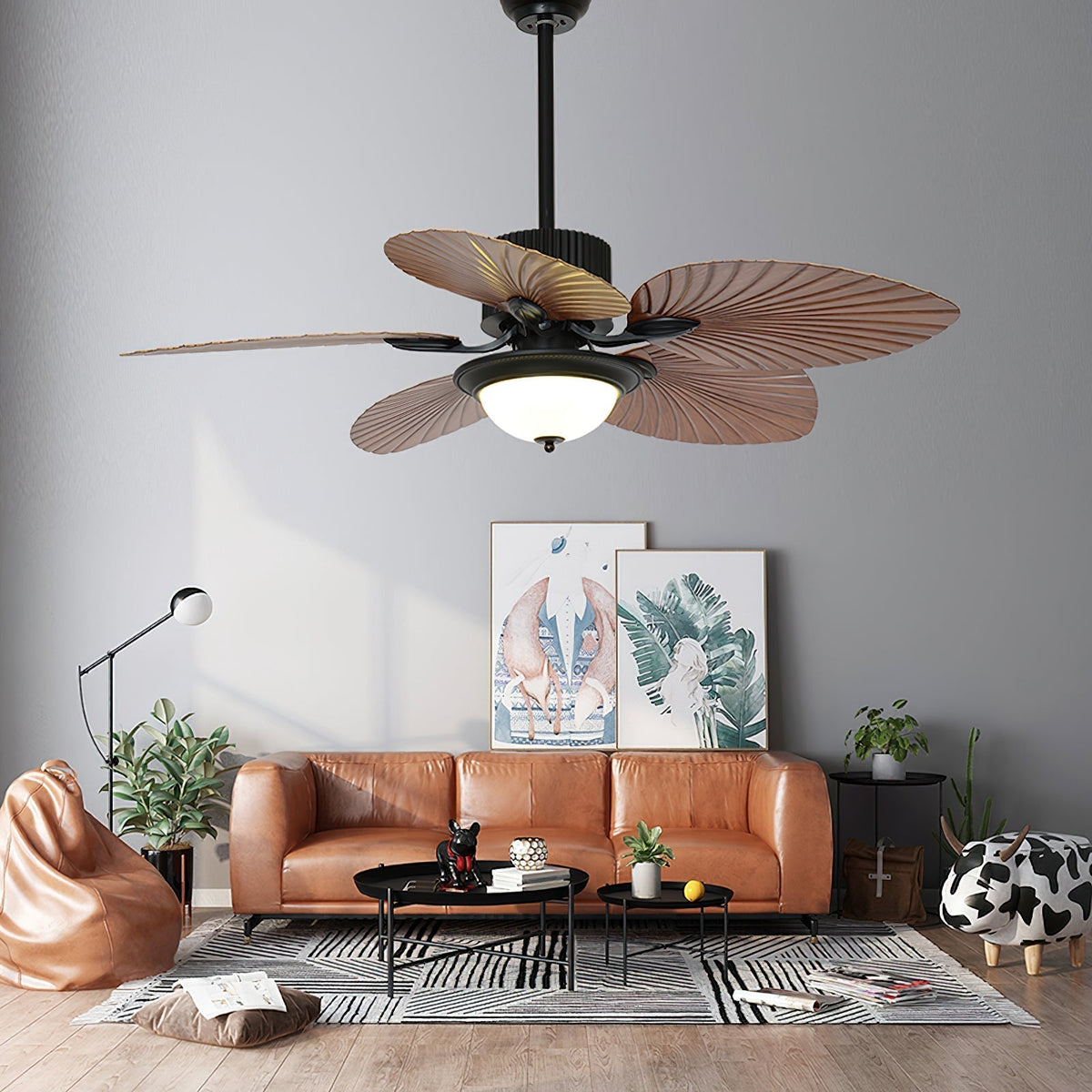Viraalel Deckenventilator mit Beleuchtung